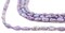 The Bead Chest Vintage Japanese Rice Pearl Beads: 3mm Lustrous Artisan Beads from Japan | Purple | Full Strand